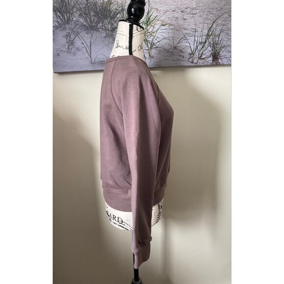 It is well women's everyday brown cotton sweatshirt made in USA, size small - Picture 2 of 12